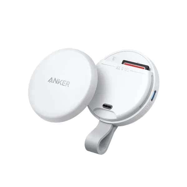 Anker MagGo USB-C Adapter with Portable Magnetic SD & TF Card Reader (A83D1)