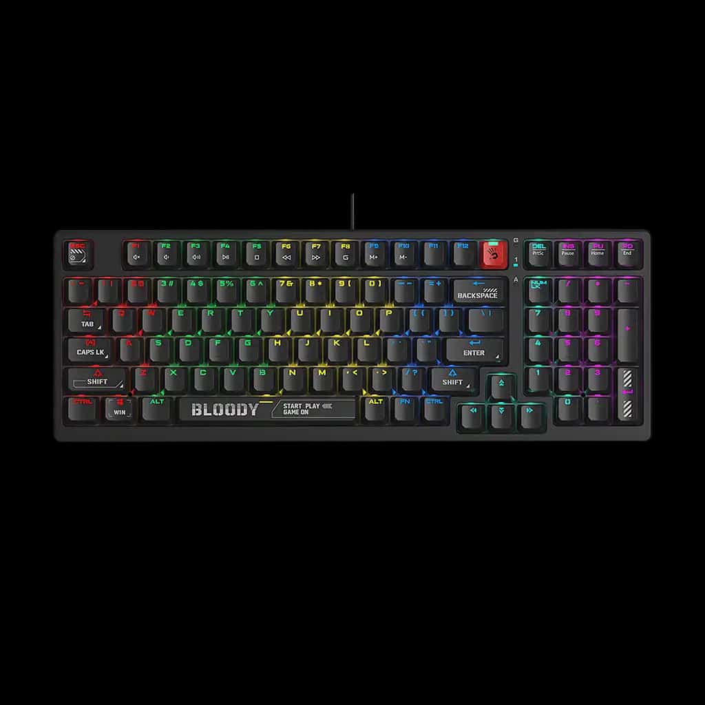 A4tech Bloody S98 Red Switch RGB Mechanical Gaming Keyboard