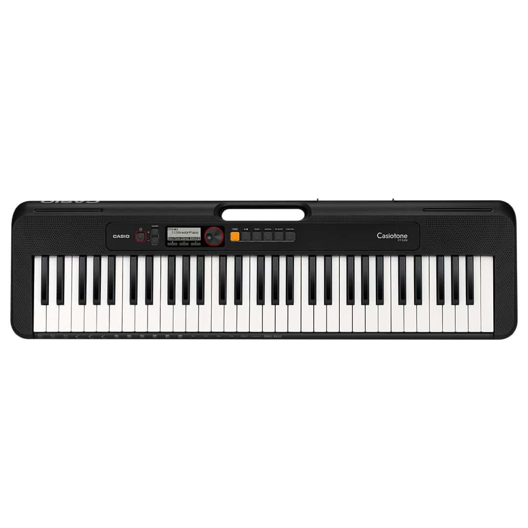 Casio CT-S200BK 61-Key Portable Musical Keyboard Piano without Adapter