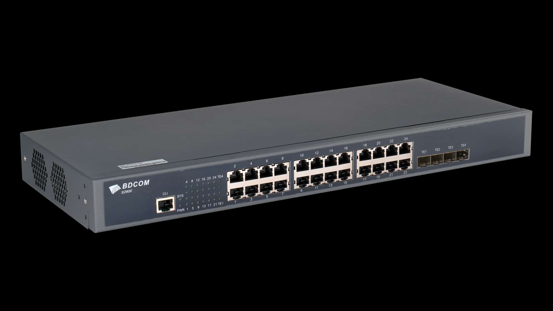 BDCOM S2900-24T4X 24 Ports Gigabit Switch With 4 SFP Ports