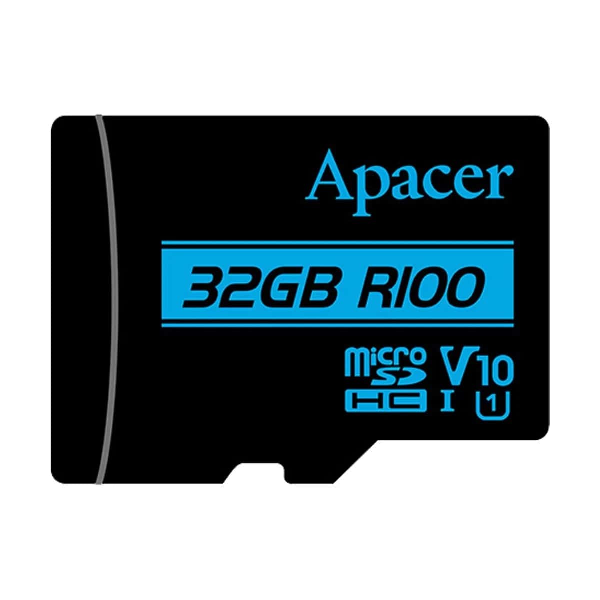 Apacer R100 microSDXC UHS-I U3 V30 A1 32GB Class 10 Memory Card with Adapter