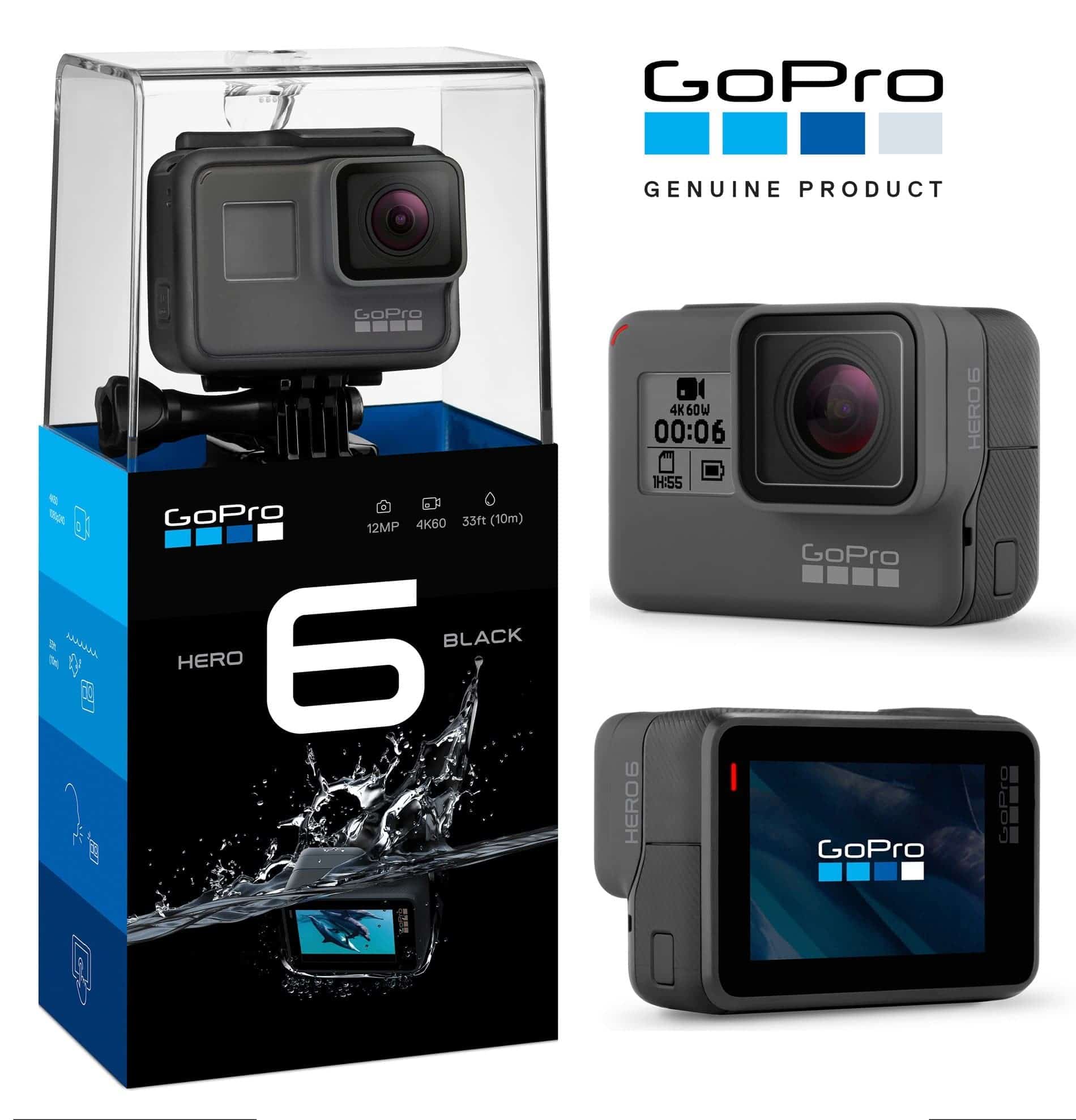 GoPro Hero 6 Black 4K Ultra HD Action Camera