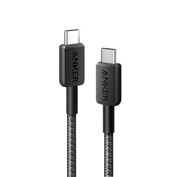 Anker Powerline 322 USB C To USB C Cable (3ft Braided) A81F5H11