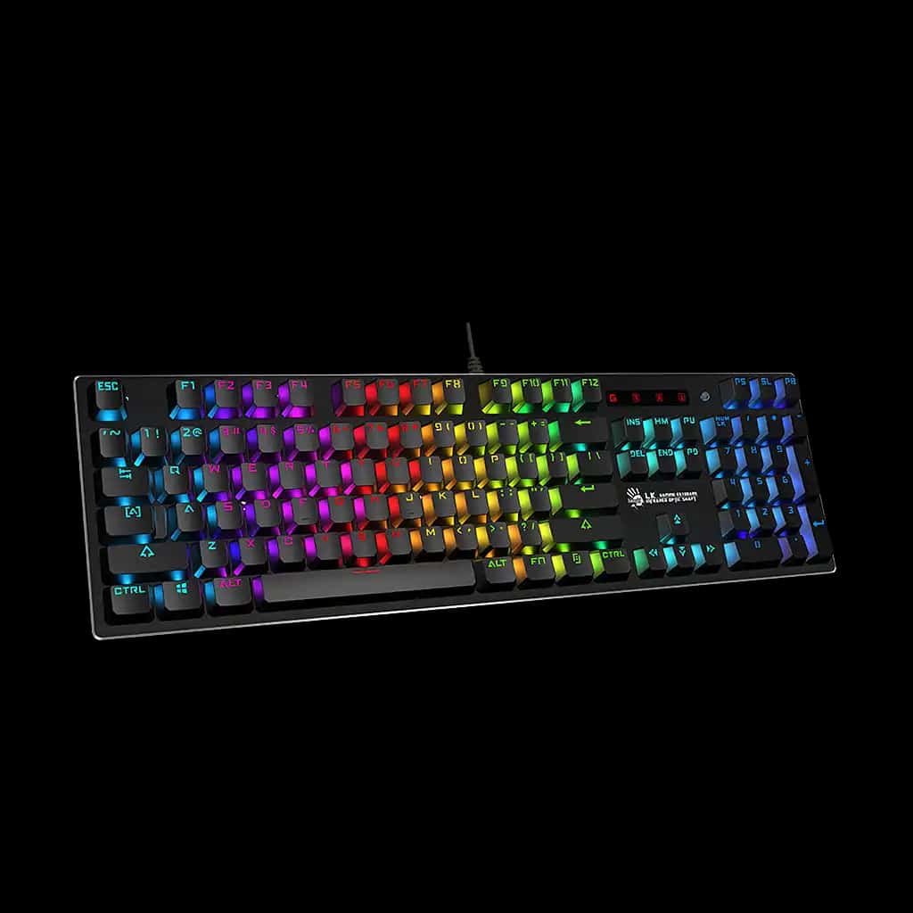 A4TECH Bloody B820R Light Strike RGB Animation LK RED Switch Mechanical Gaming Keyboard