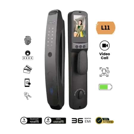 L11 Wifi Tuya Smart Video Call Face Unlock Door for Home Apartment