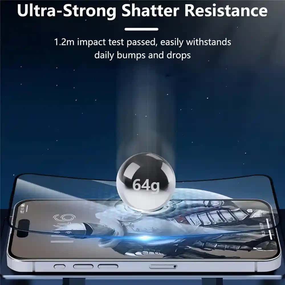 JOYROOM JR-MQS0616 iPhone 17 Pro Max 2.5D Anti-Spy Full Screen Protector
