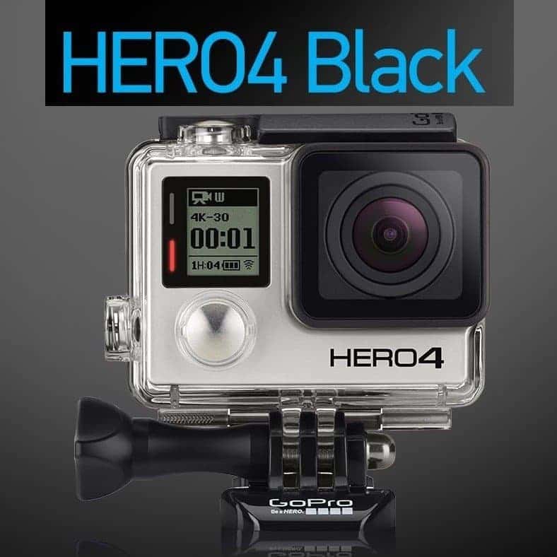 GoPro Hero 4 Black- Waterproof and 4K Video Recording
