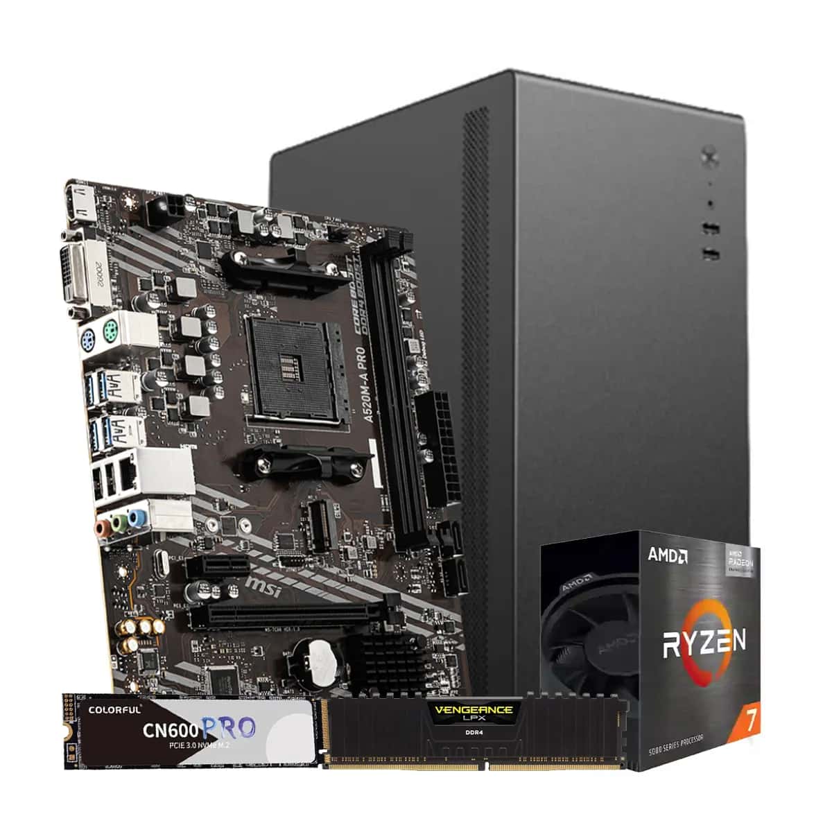 AMD Ryzen 7 5700G Custom Desktop PC