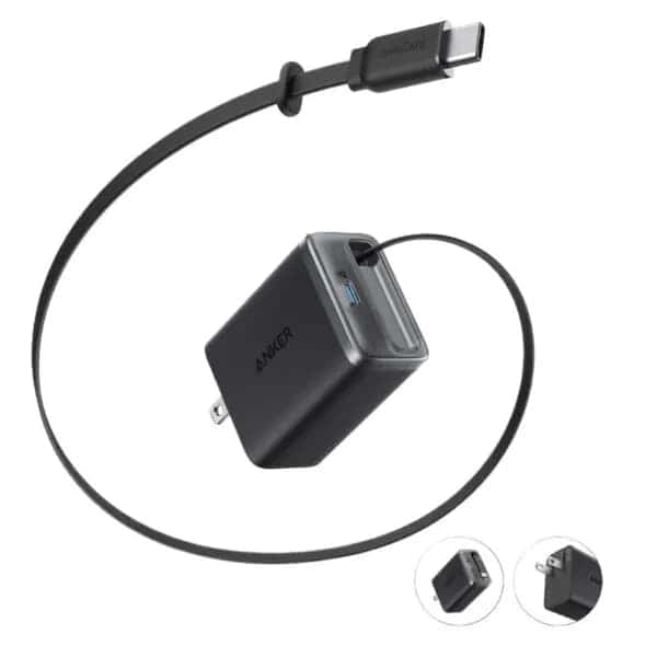Anker Nano 35W Type-C Charger Adapter with Built in Cable