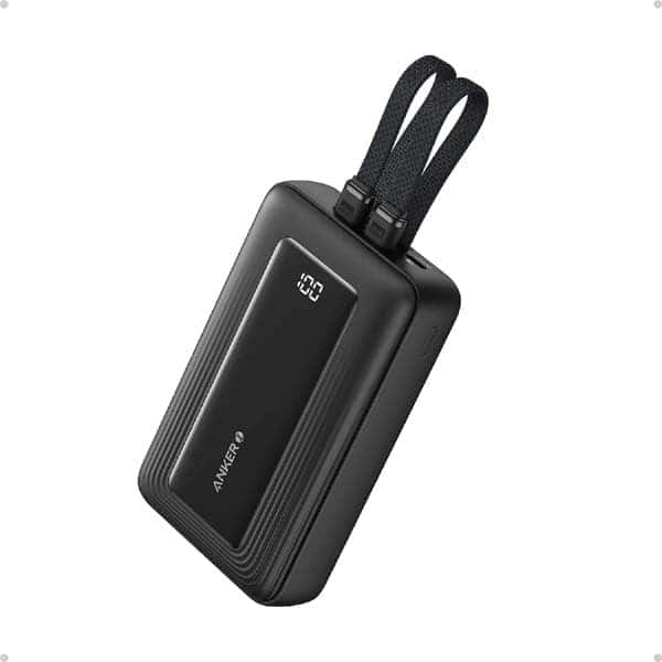 Anker Zolo Power Bank 20000mAh 30W with Built-in USB-C Cable (A1689)
