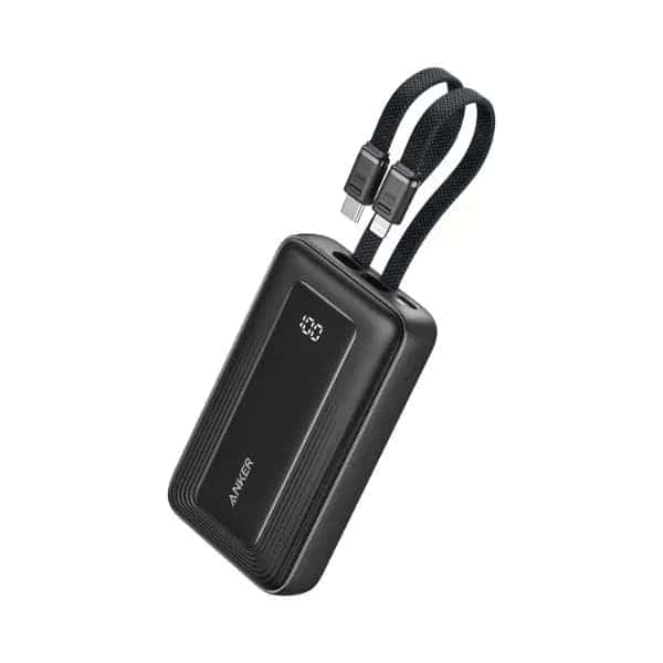 Anker Zolo Power Bank 20K Built-In USB-C and Lightning Cable (A1681)