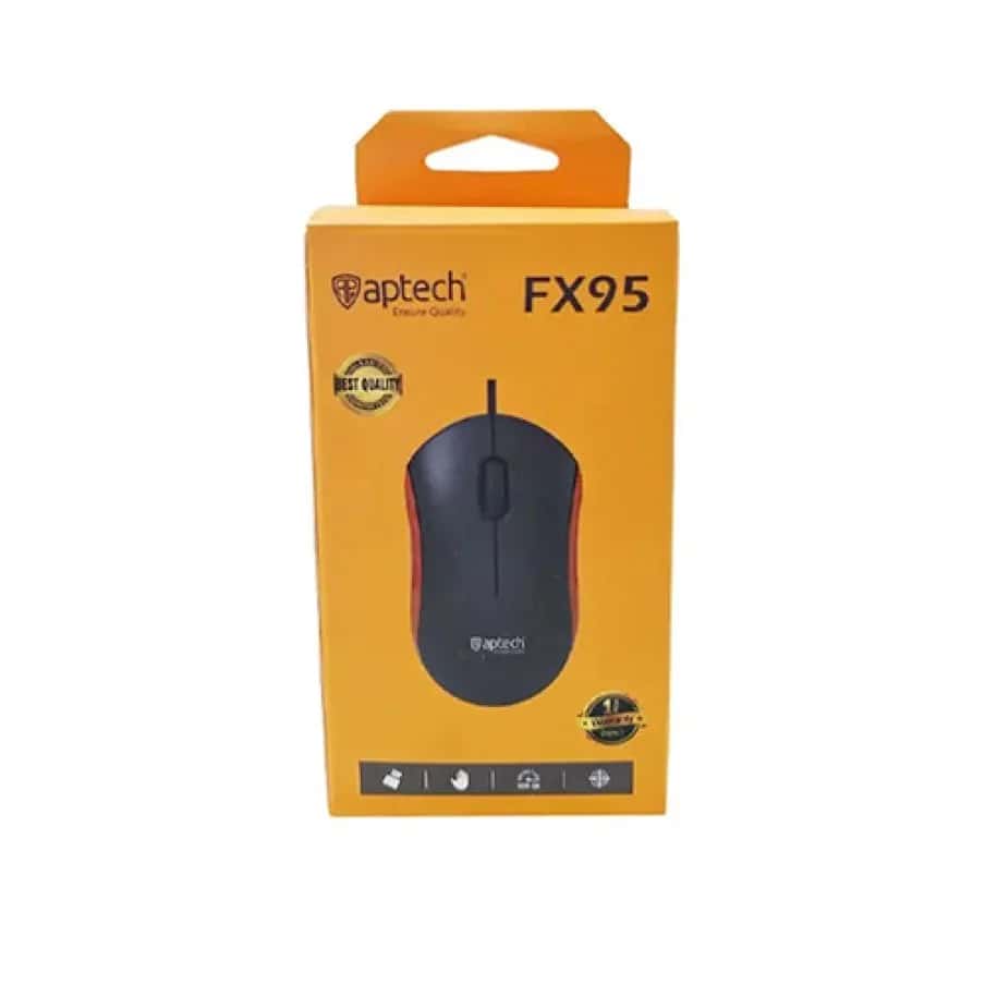 Aptech FX-95 1000 DPI Wired Optical Mouse