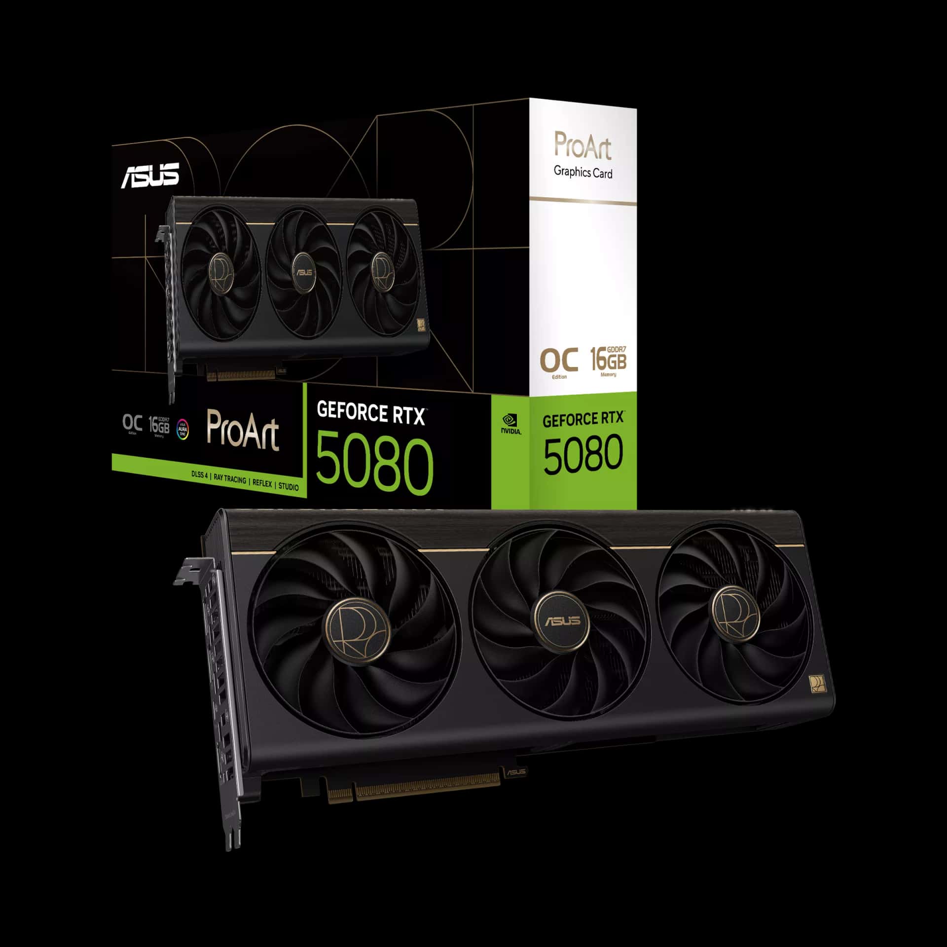 ASUS ProArt GeForce RTX 5080 16GB GDDR7 OC Edition Graphics Card