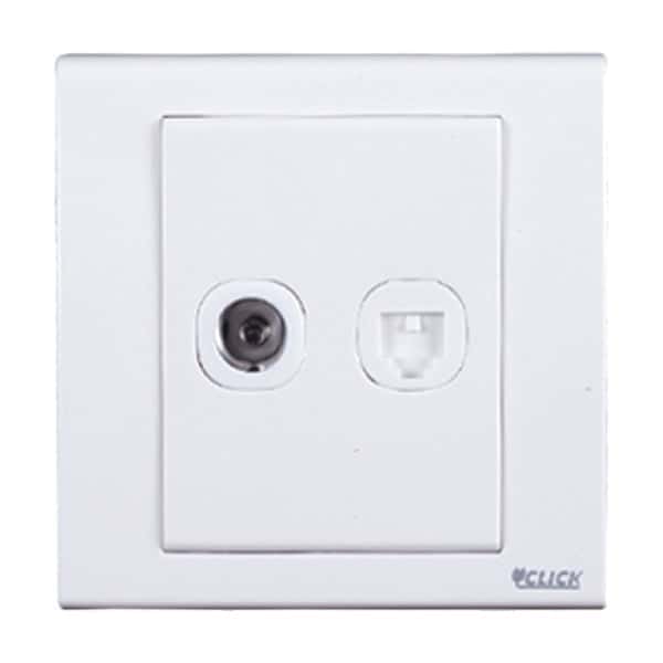 CLICK-TULIP-TV And Telephone Socket
