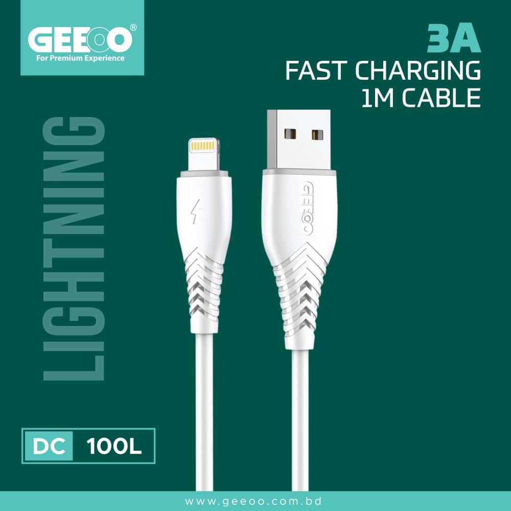 DC100 Fast Charging Data Cable (Lightning)