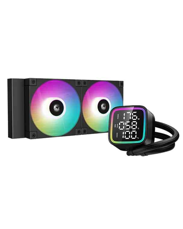 DeepCool LD240 240mm ARGB Liquid CPU Cooler With Display