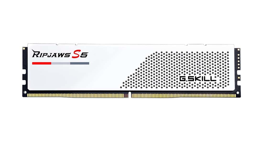 G.Skill Ripjaws S5 16GB DDR5 5200MHz CL36 Desktop RAM White