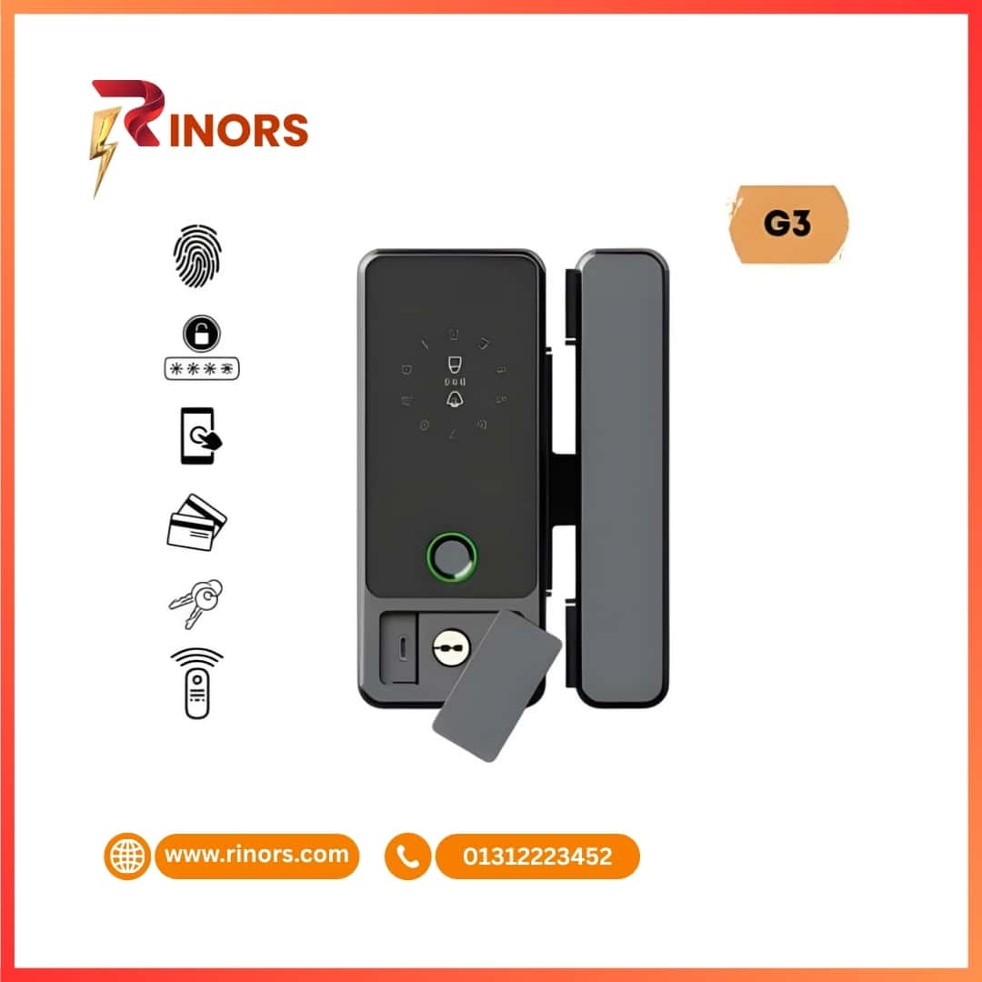 G3 High-Accuracy Tuya Wi‑Fi Smart Fingerprint Lock for Glass Door