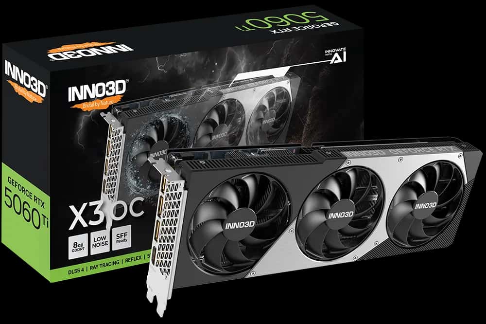 INNO3D GeForce RTX 5060 Ti 8GB X3 OC GDDR7 Graphics Card