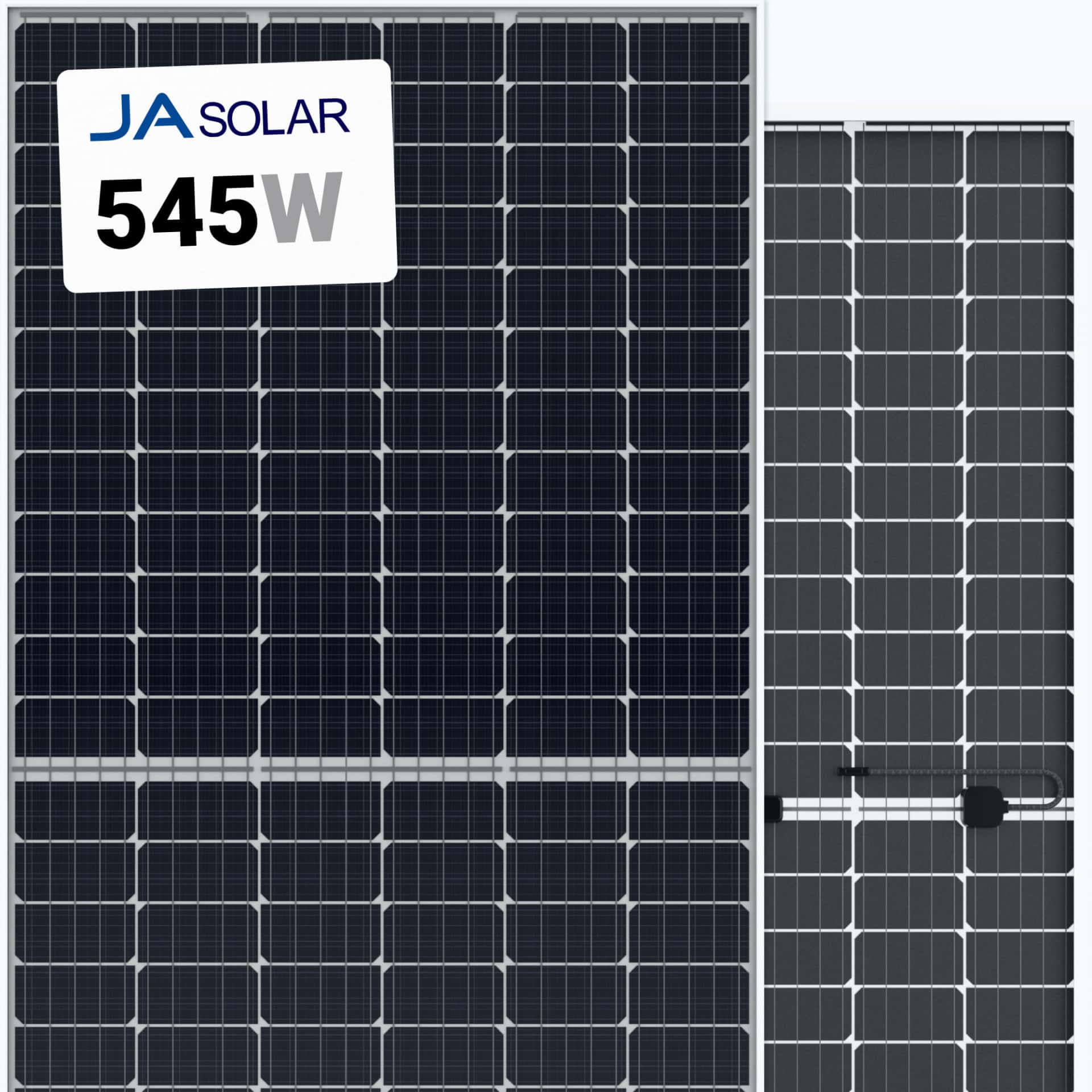 JA Solar 545W Solar Panel - Monocrystalline PERC, 21.1% Efficiency, 144 Half-Cut Cells (Bifacial/Monofacial)