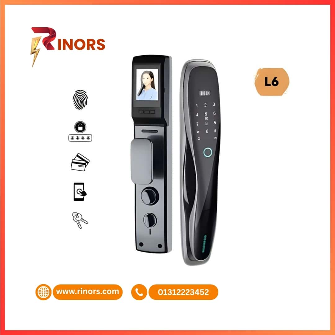 L6 U Smart Go Prime Door Lock with Camera – Biometric Fingerprint, App Control, Video Doorbell