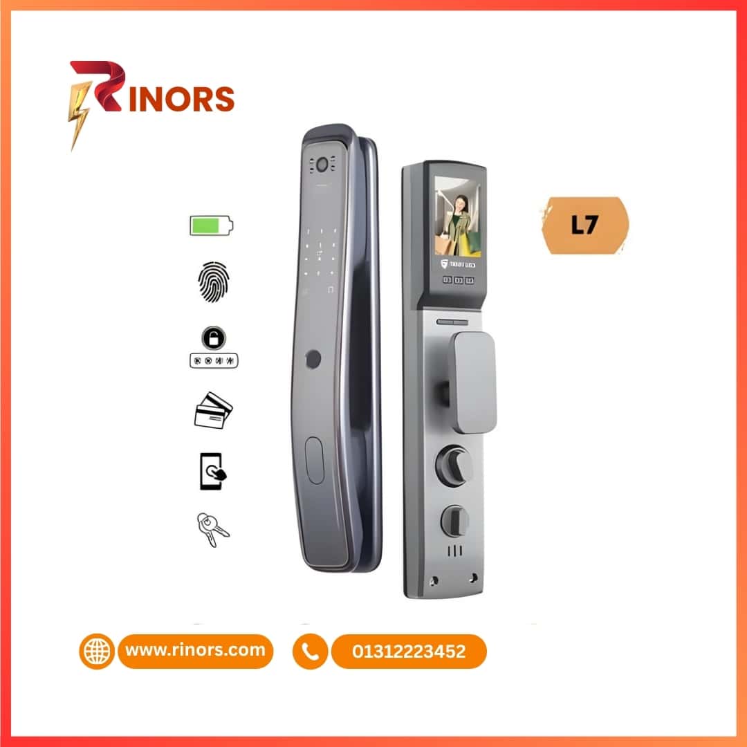 L7 U Smart Go Camera Door Lock (Glossy Version) – Biometric Fingerprint, App Control, Video Doorbell