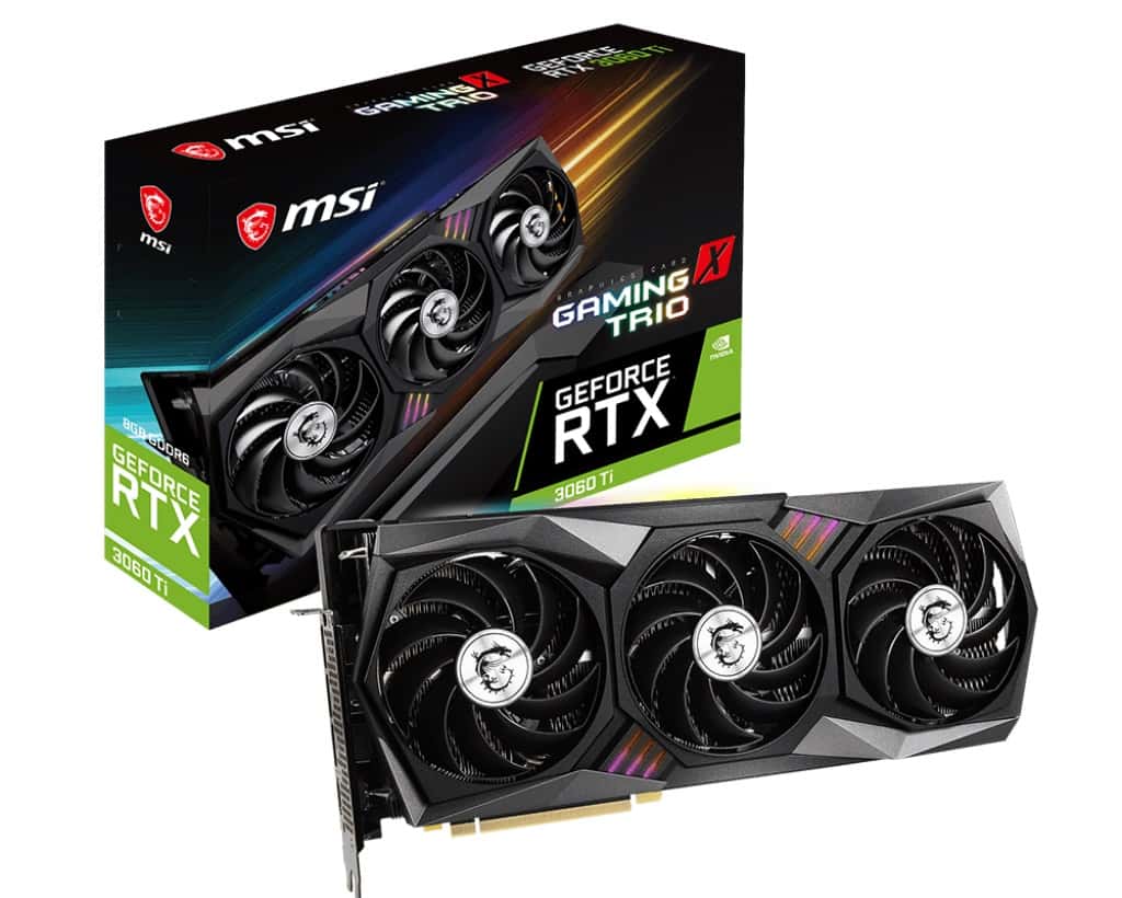 MSI GeForce RTX 3060 Ti GAMING X TRIO 8GB Graphics Card