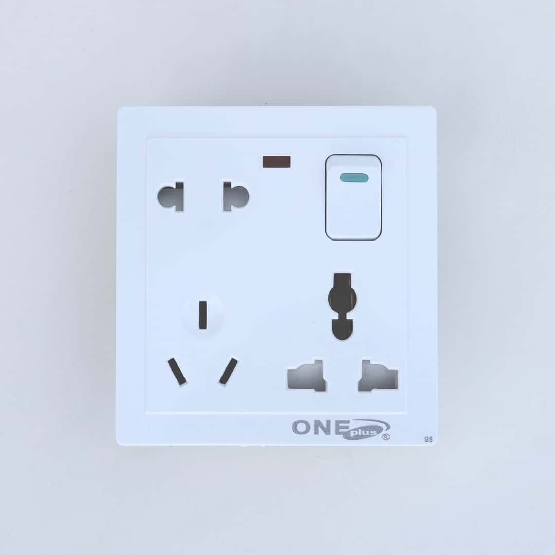 OnePlus 6 PIN SERIES-D1 Universal Multi-Pin Socket for Home and Office in Bangladesh