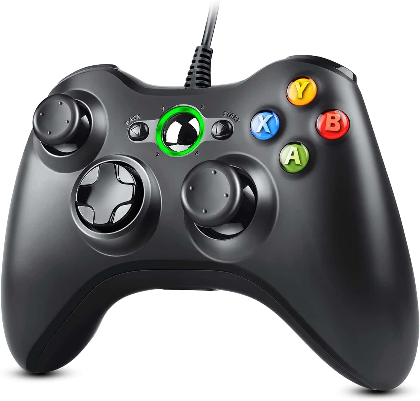 Original Xbox 360 Wired Controller for PC & Console - High Precision Joystick (Bangladesh)