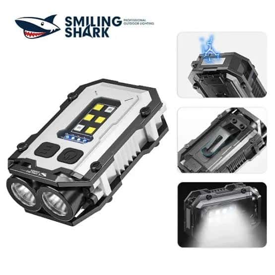 SMILING SHARK TIP-0019 Multifunctional Flashlight