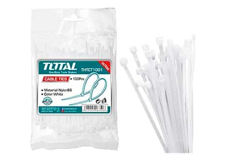 TOTAL Cable Ties THTCT1001 – 100mm