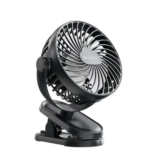 Yison Celebrat F4 1200mAh Clip-on Portable Fan with 10-Hour Backup