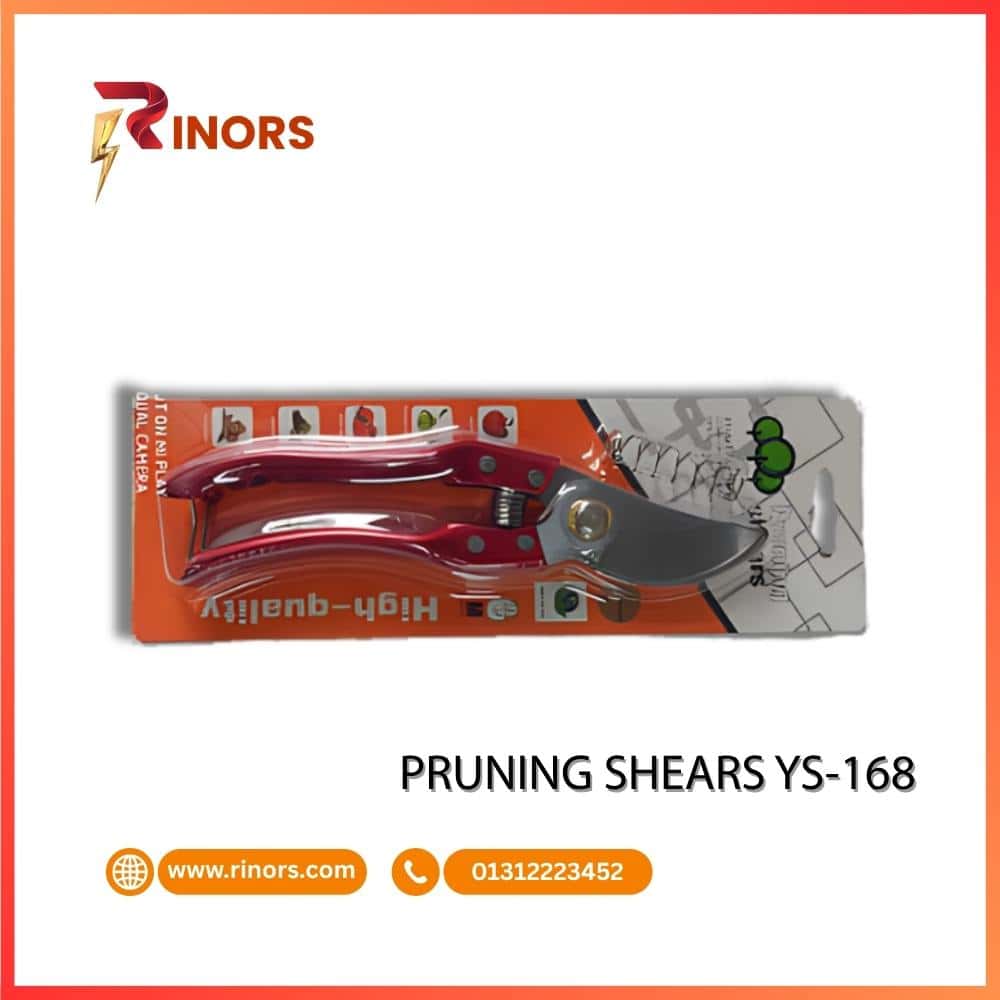 YS-168 Professional Garden Pruning Shears for Precise Plant Cutting in Bangladesh